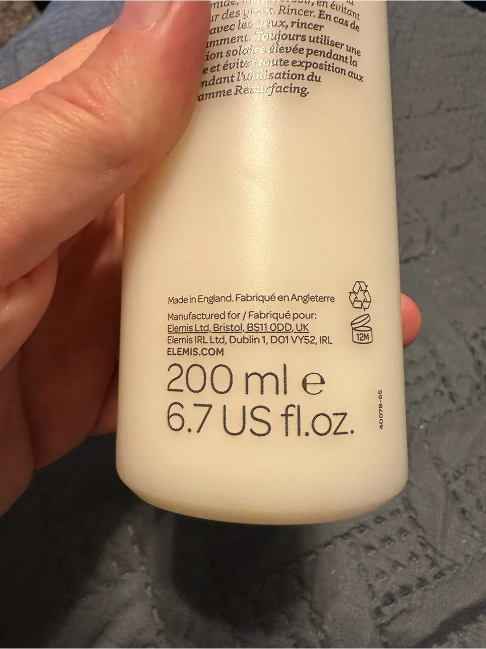 Elemis Dynamic Resurfacing Facial Wash Skin Refining Cleanser